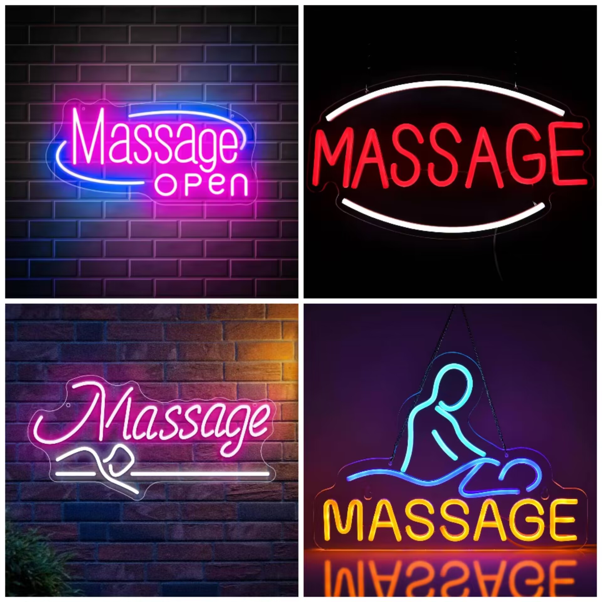 Spa And Wellness Center - Massage Spa Open LED Neon Sign