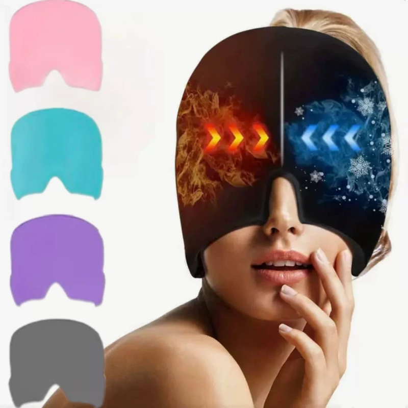 Eye Mask Heated - Draagbare warme/koude therapie hoofdpijn migraine verlichtingskap