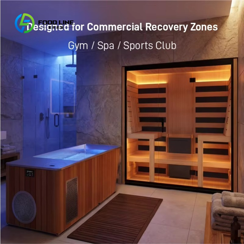 Spa And Wellness Center - Op maat gemaakt commercieel sauna-ijsbad contrasttherapie
