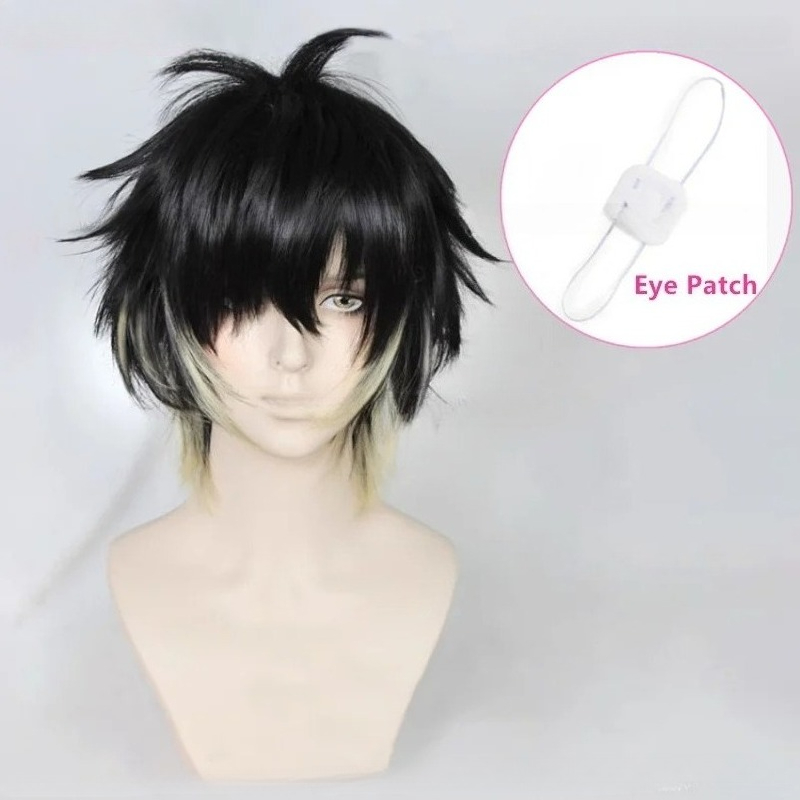 Eye Mask Heated - Anime Towa Synthetische Mannen Korte Zwart