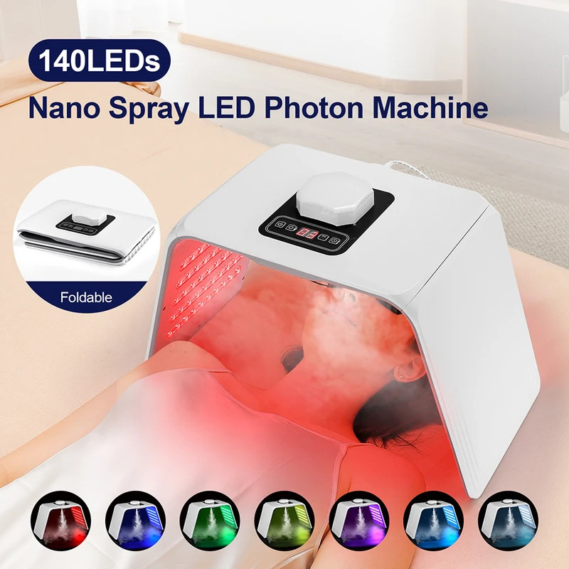 Spa & Wellness Joule - 7-kleuren LED Foton Schoonheidsmasker Huid Hydraterende