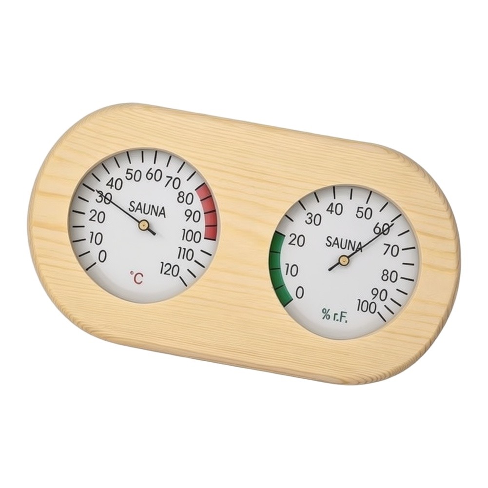 Spa And Wellness Center - 1Pc Dual Temperatuur-vochtigheidsmeter Thermohygrometer Voor Sauna