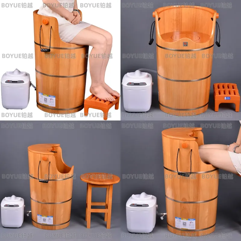 Houten stoomsauna-emmer met kr - Home Spa Wellness recensie en prijs