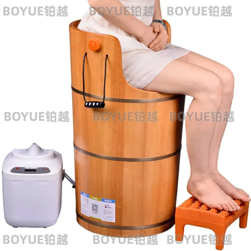 Houten stoomsauna-emmer met kr - Home Spa Wellness recensie en prijs