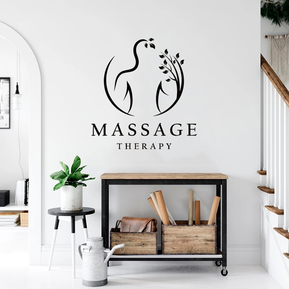 Massagetherapie vinyl muurstic - Home Spa Wellness recensie en prijs