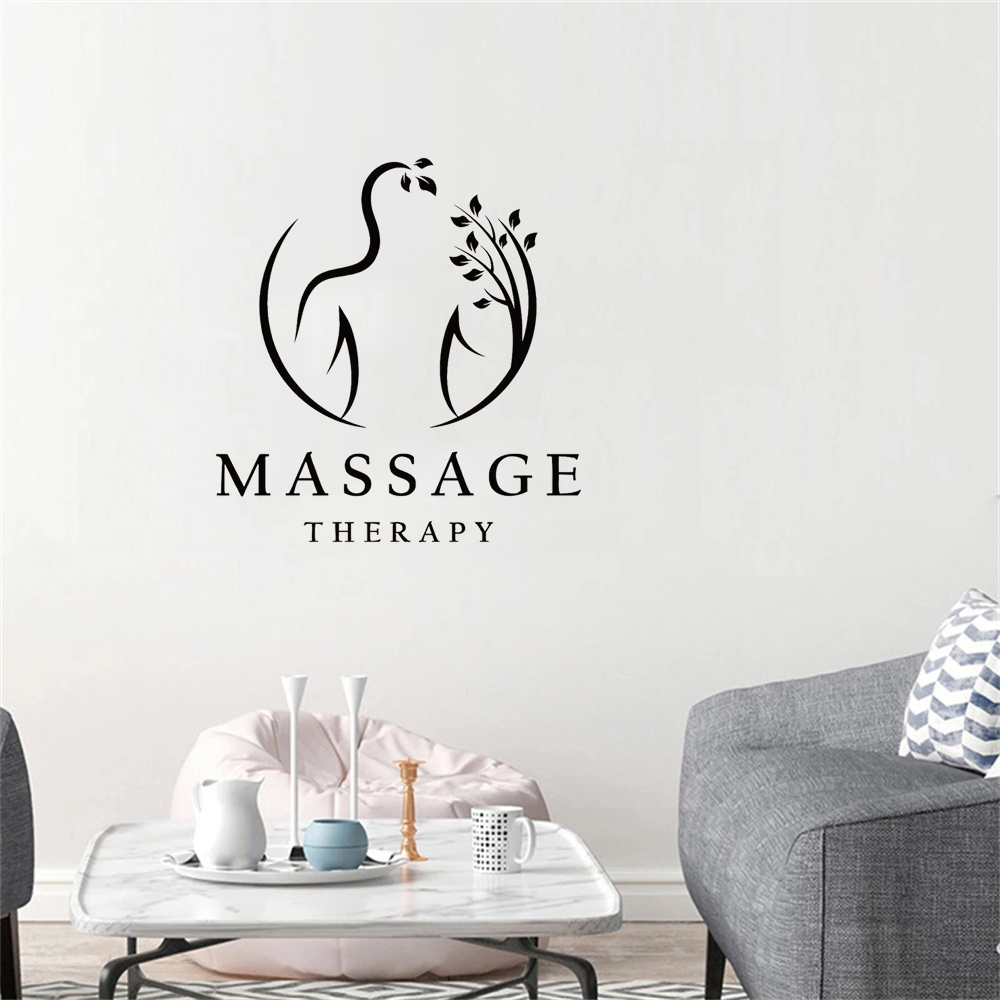 Massagetherapie vinyl muurstic - Home Spa Wellness recensie en prijs