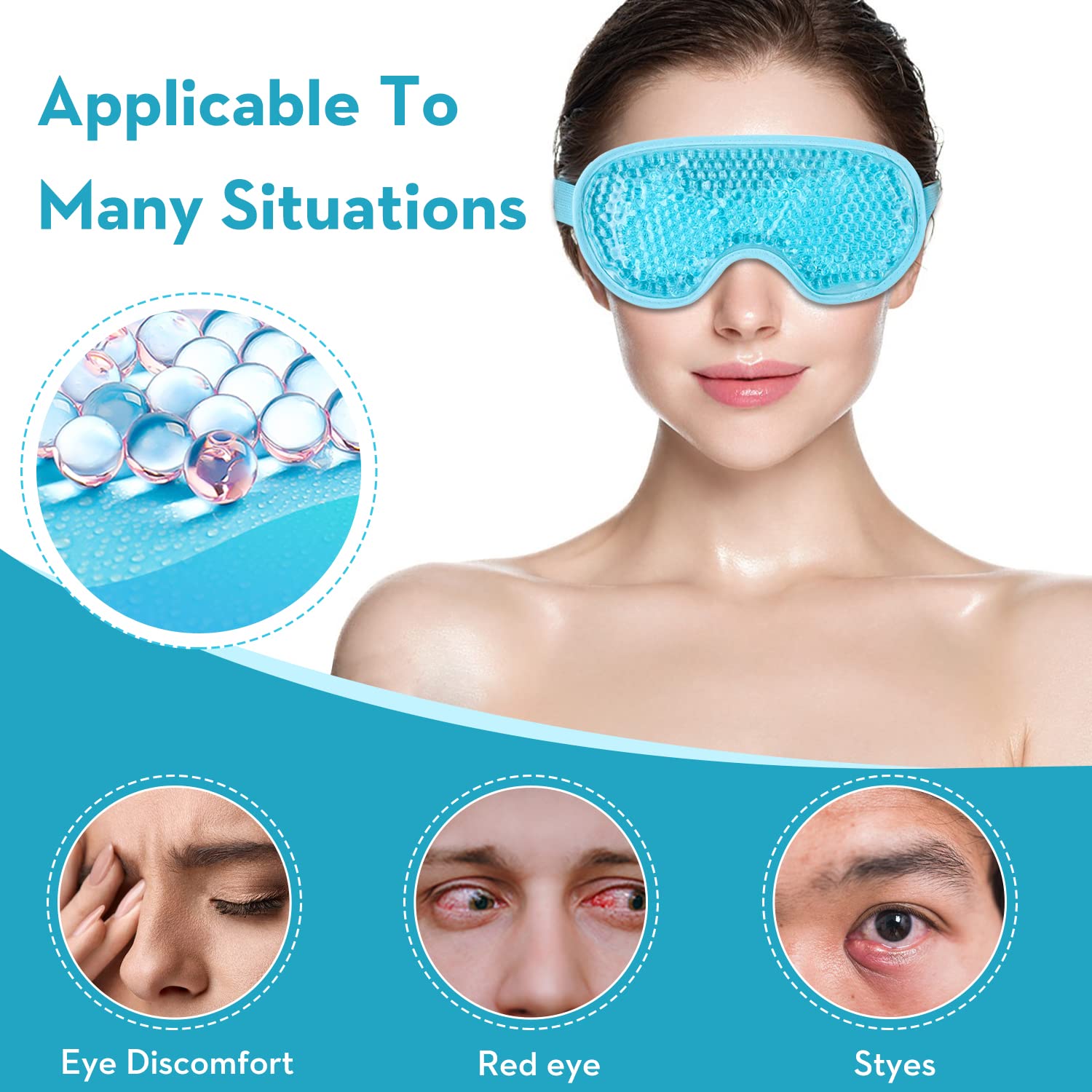 Koelend oogmasker gel oogmaske - Eye Mask Heated recensie en prijs