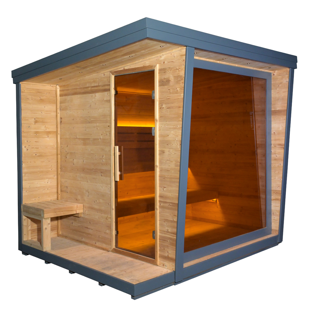 Op maat gemaakte grijze modern - Home Spa Wellness recensie en prijs